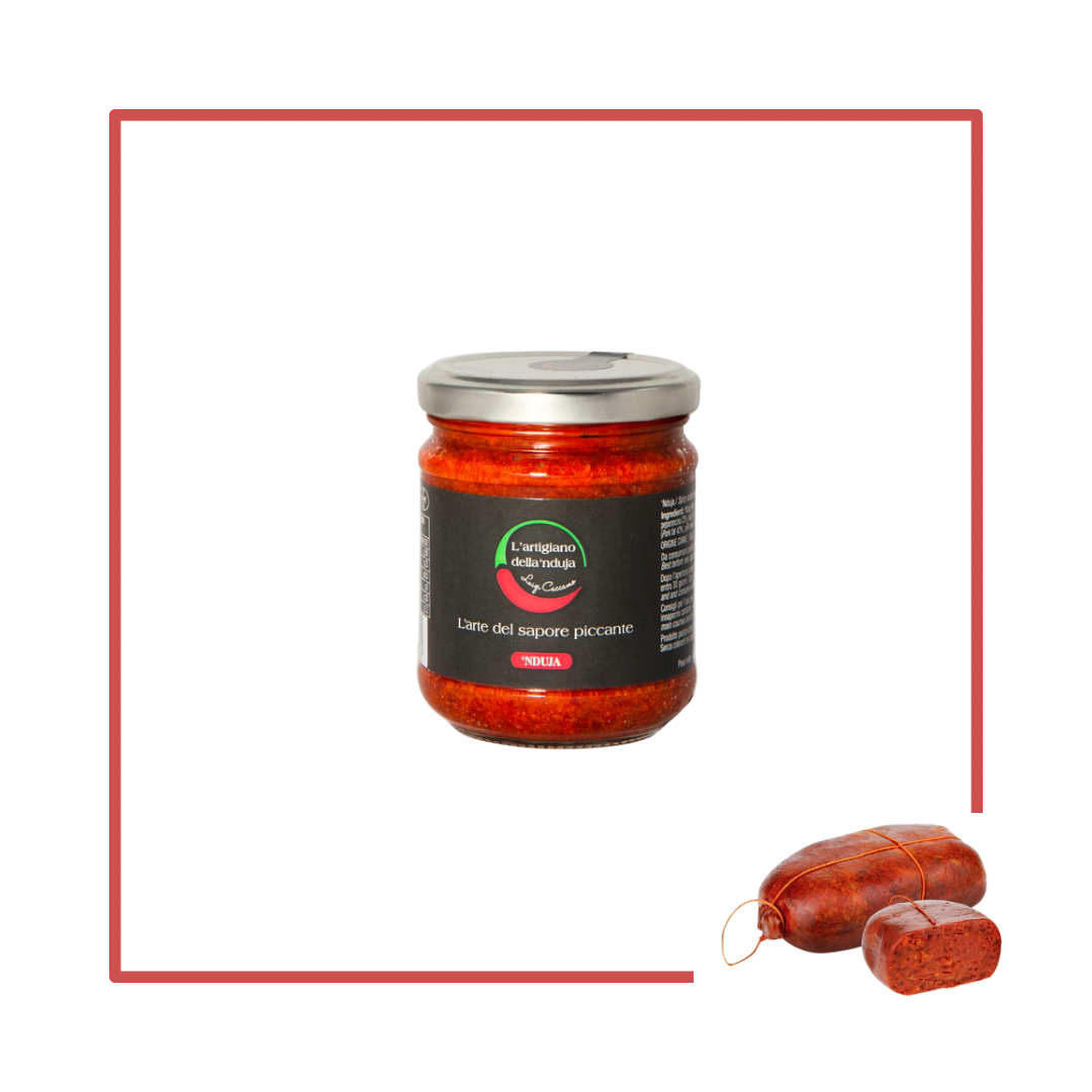 Nduja di Spilinga in vasetto da 180g di Luigi Caccamo