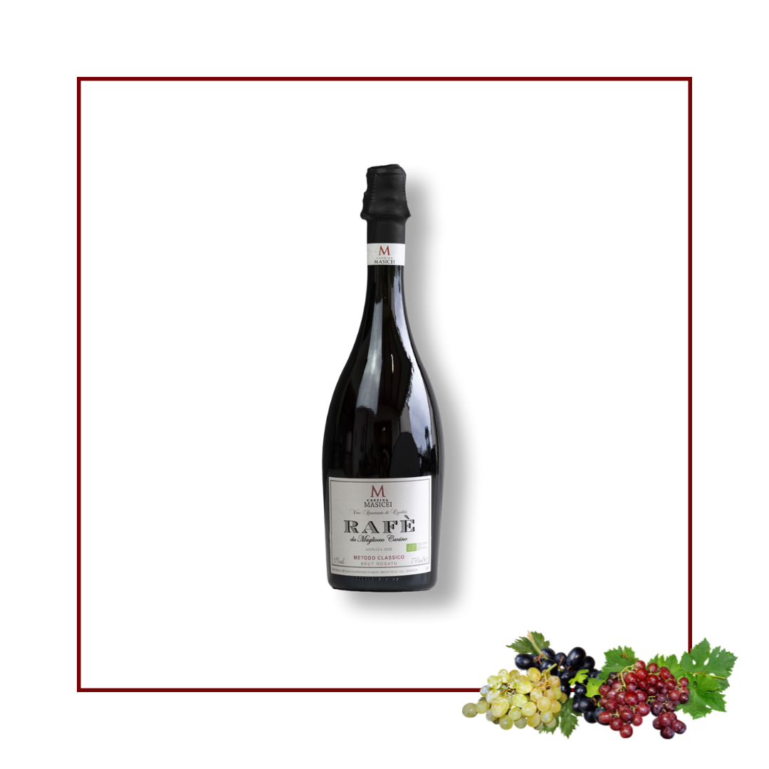 rafè spumante rosato metodo classico Cantina Masicei