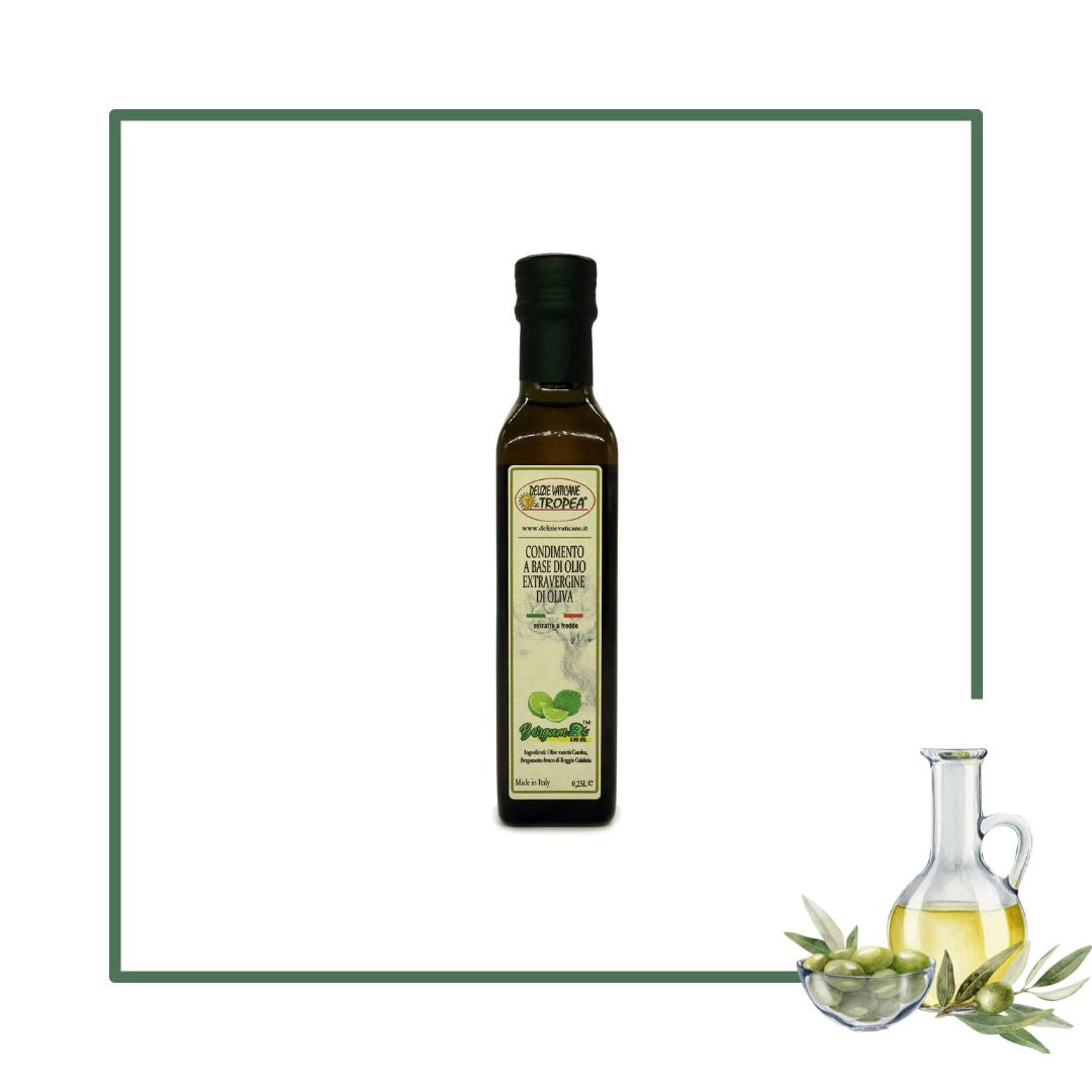 Olio evo aromatizzato al bergamotto