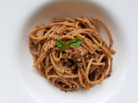 Pasta al pesto di pomodori secchi calabresi