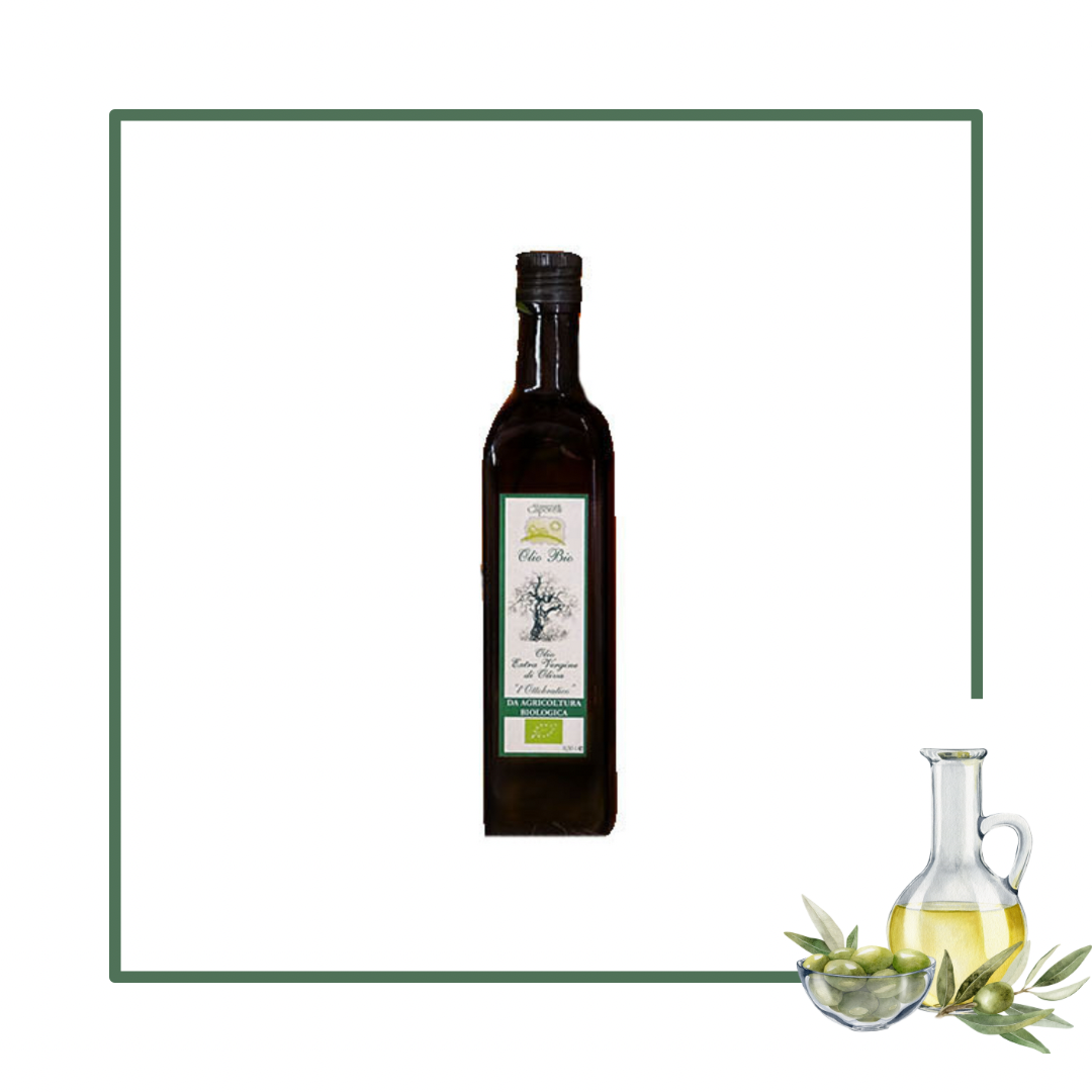 Olio extravergine d’oliva biologico 0,5l Masseria Caporelli Calabria 