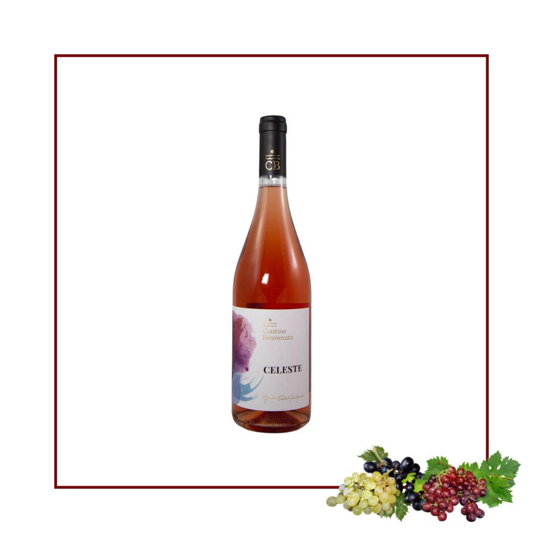 Celeste vino rosato cantine Benvenuto