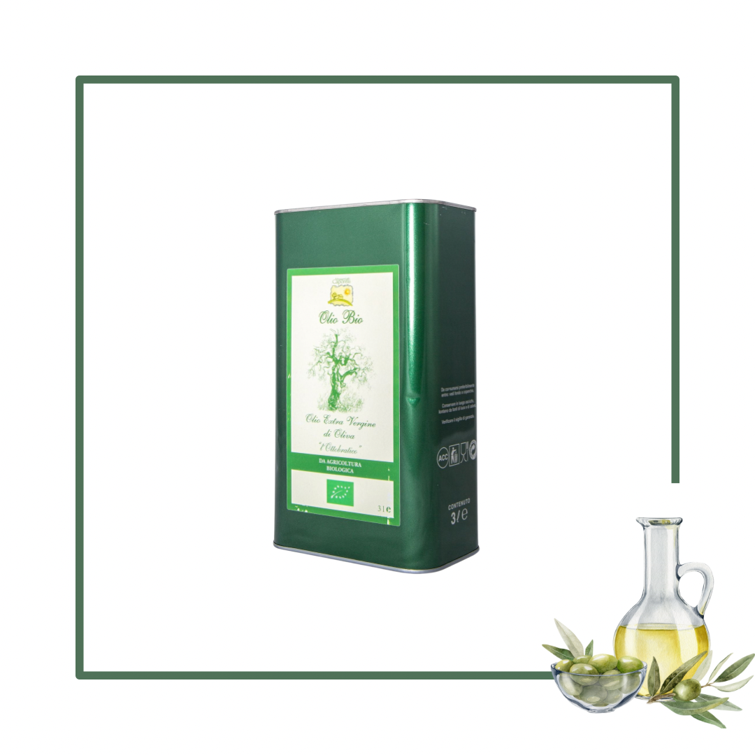 Olio extravergine di oliva biologico - Latta da 3L